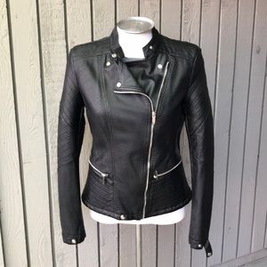 Downtown Coalition Faux Leather Jacket (size S)
